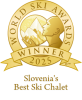 Slovenia's Best Ski Chalet 2025 Winner Shield Gold 256